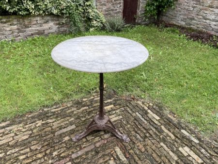 Tuintafel Bistrotafel Marmer Court Damoye Paris - Afbeelding 14