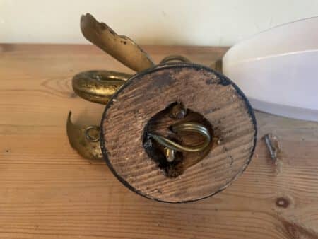 Douchelampje Wandlampje Messing Zwaan - Afbeelding 13