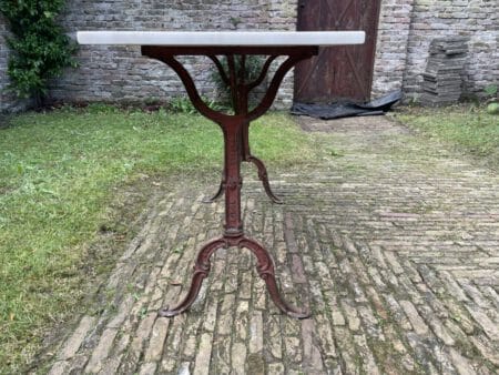 Tuintafel Bistrotafel Marmer Rouen. - Afbeelding 2