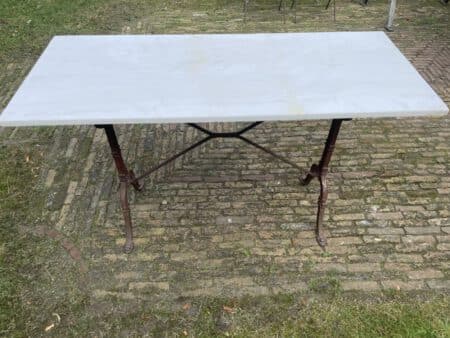 Tuintafel Bistrotafel Marmer Rouen. - Afbeelding 11