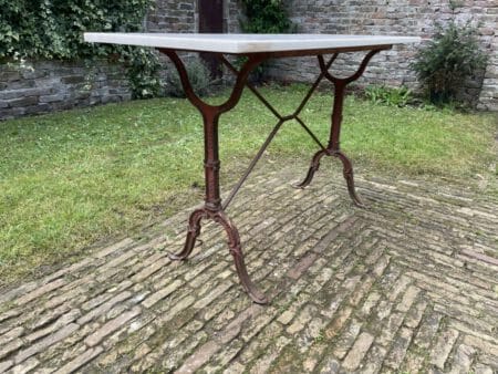 Tuintafel Bistrotafel Marmer Rouen.