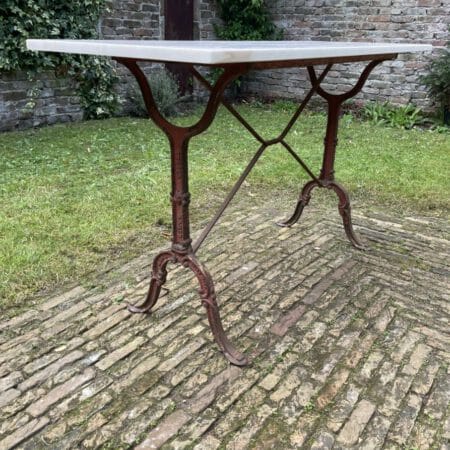 Tuintafel Bistrotafel Marmer Rouen.