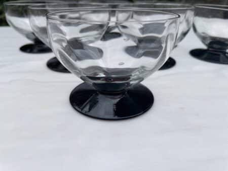 Champagne Coupes Glazen art deco 1920 - Afbeelding 2