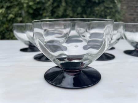 Champagne Coupes Glazen art deco 1920 - Afbeelding 8