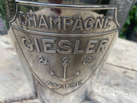 Champagnekoeler Wijnkoeler Giesler & Co Avize art deco - Afbeelding 3