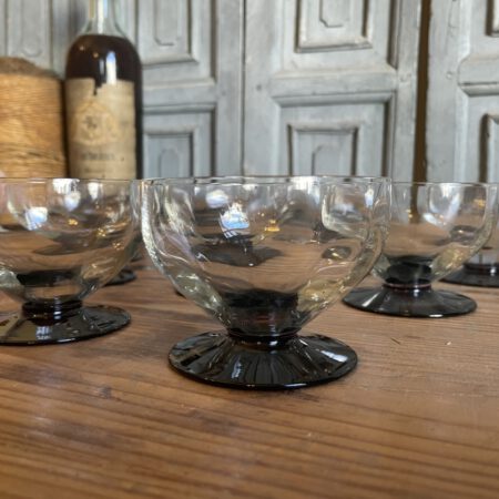 Champagne Coupes Glazen art deco 1920