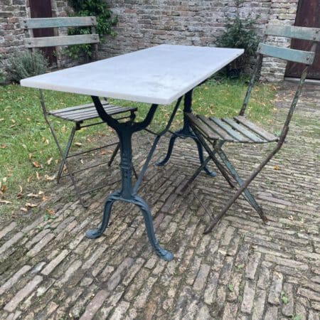 Tuintafel Bistrotafel met Marmer
