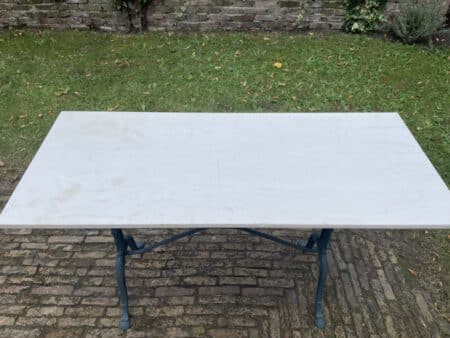 Tuintafel Bistrotafel met Marmer - Afbeelding 3
