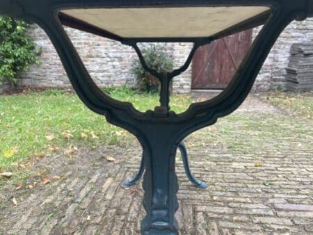 Tuintafel Bistrotafel met Marmer - Afbeelding 8