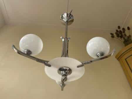 Hanglamp Lamp Art Deco 1930 - Afbeelding 4