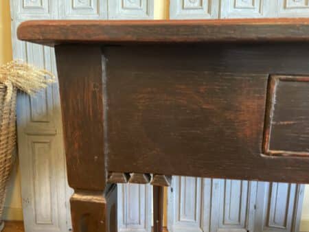 Tafel Bijzettafel Louis Seize - Afbeelding 9
