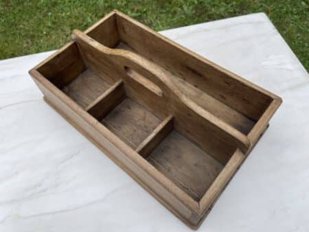 Houten Bakje Kistje Werkkistje artdeco - Afbeelding 11