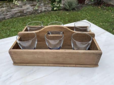 Houten Bakje Kistje Werkkistje artdeco - Afbeelding 12