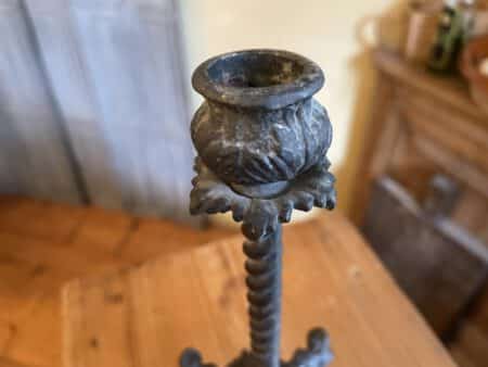 Kandelaar met Mytische figuren19e eeuws - Afbeelding 3