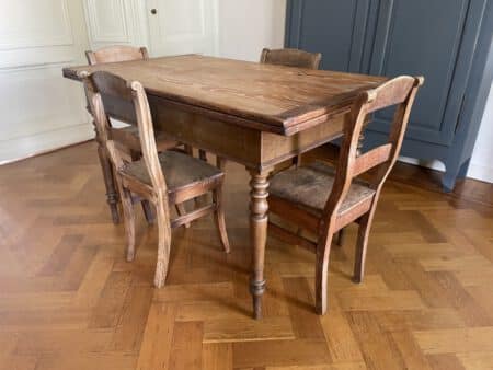 Uittrektafel Uitschuif Eettafel Elzas - Afbeelding 2