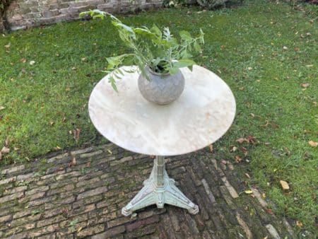 Tuintafel Bistrotafel met marmer Art Deco 1930 - Afbeelding 2