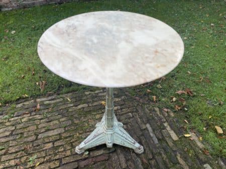 Tuintafel Bistrotafel met marmer Art Deco 1930 - Afbeelding 3