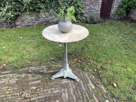 Tuintafel Bistrotafel met marmer Art Deco 1930 - Afbeelding 9