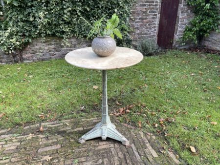 Tuintafel Bistrotafel met marmer Art Deco 1930