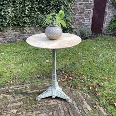 Tuintafel Bistrotafel met marmer Art Deco 1930