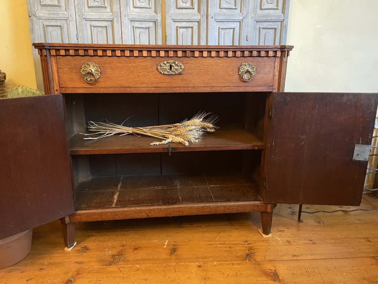 Hollandse Commode Kast 2 deuren 1 la Eiken - Afbeelding 13