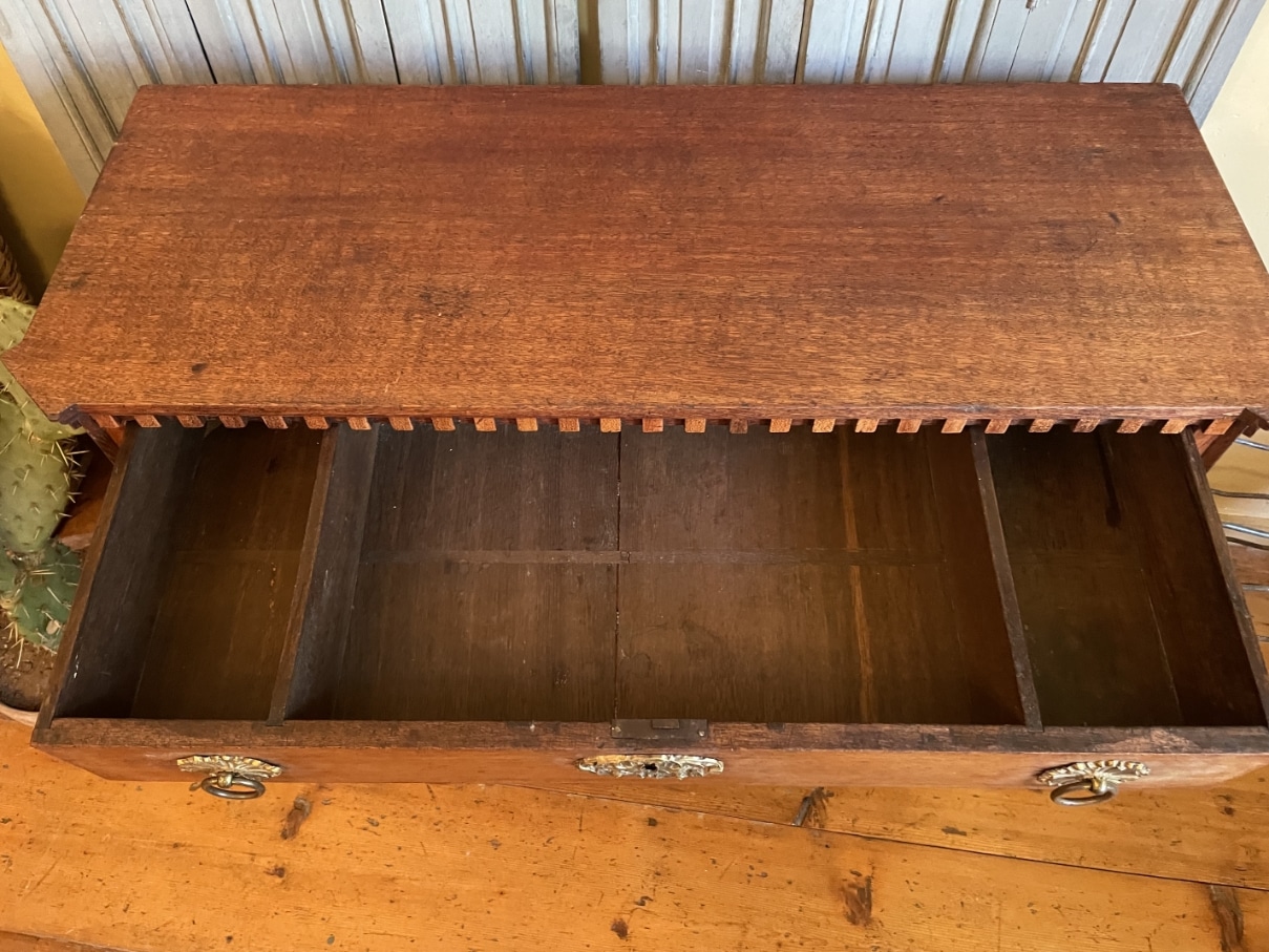 Hollandse Commode Kast 2 deuren 1 la Eiken - Afbeelding 14