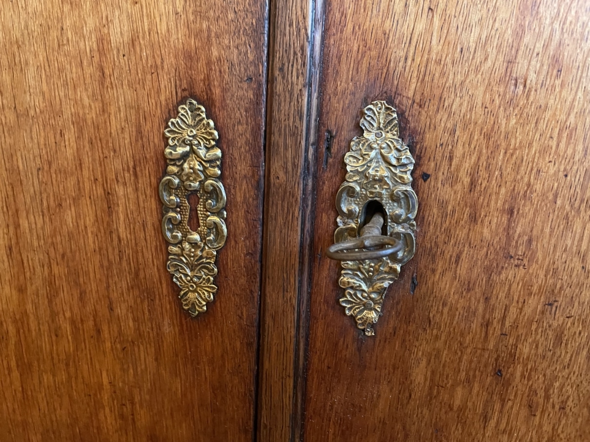 Hollandse Commode Kast 2 deuren 1 la Eiken - Afbeelding 5