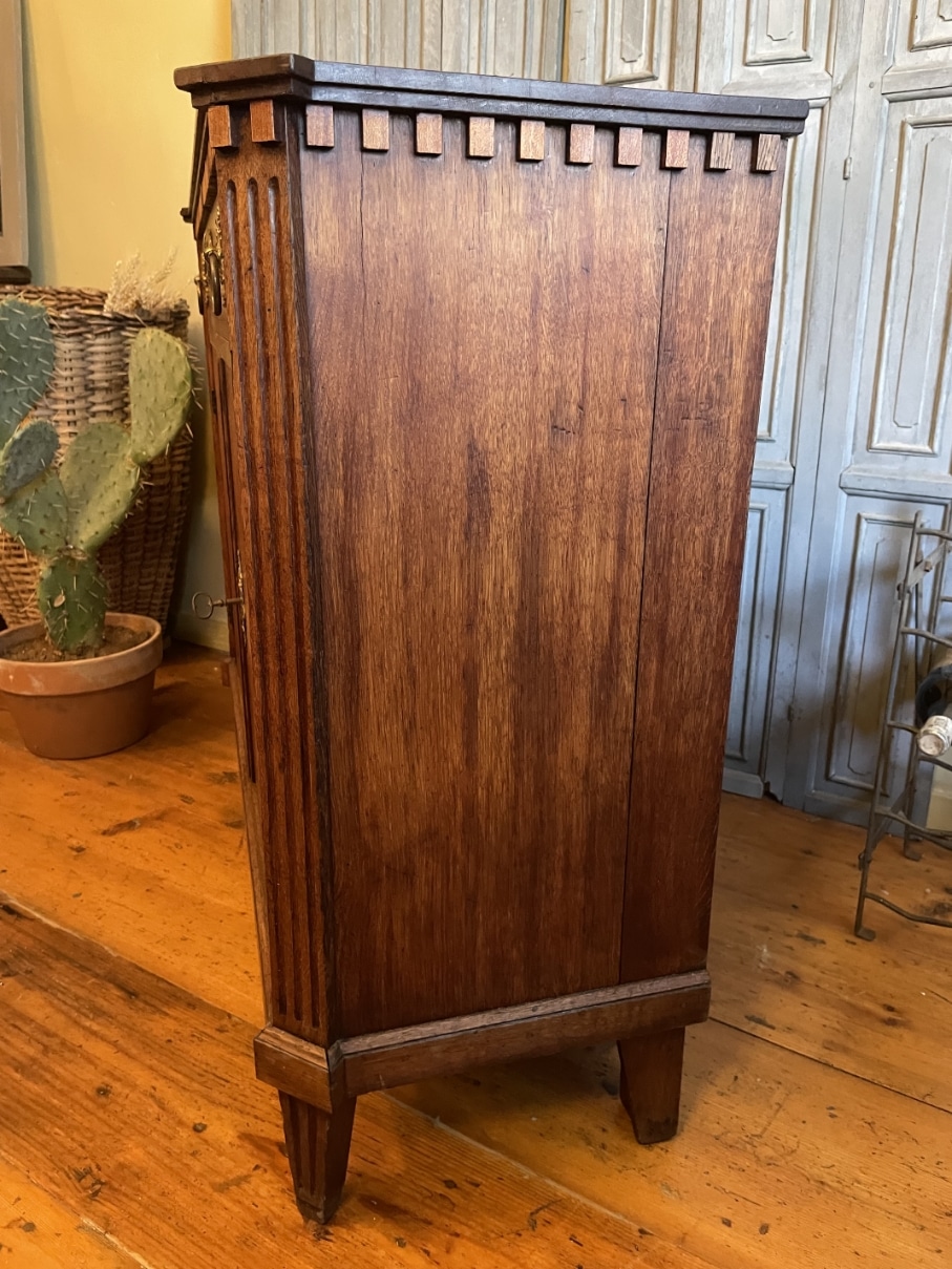 Hollandse Commode Kast 2 deuren 1 la Eiken - Afbeelding 7