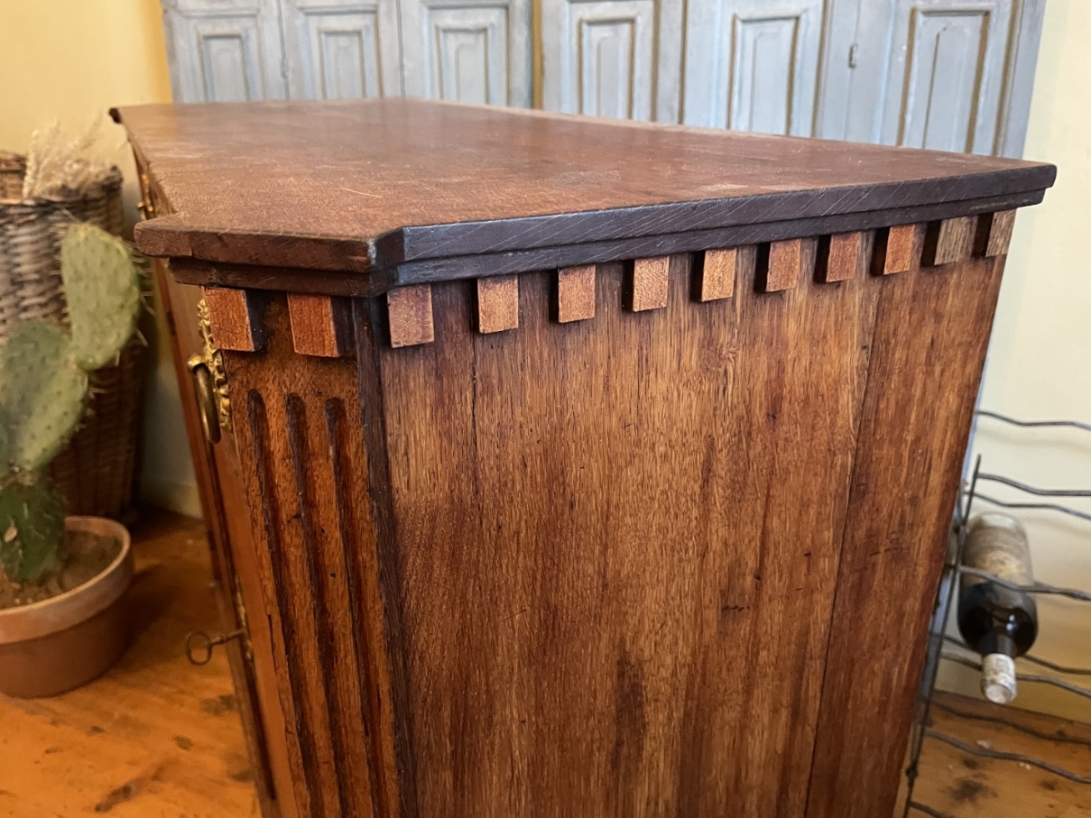 Hollandse Commode Kast 2 deuren 1 la Eiken - Afbeelding 8