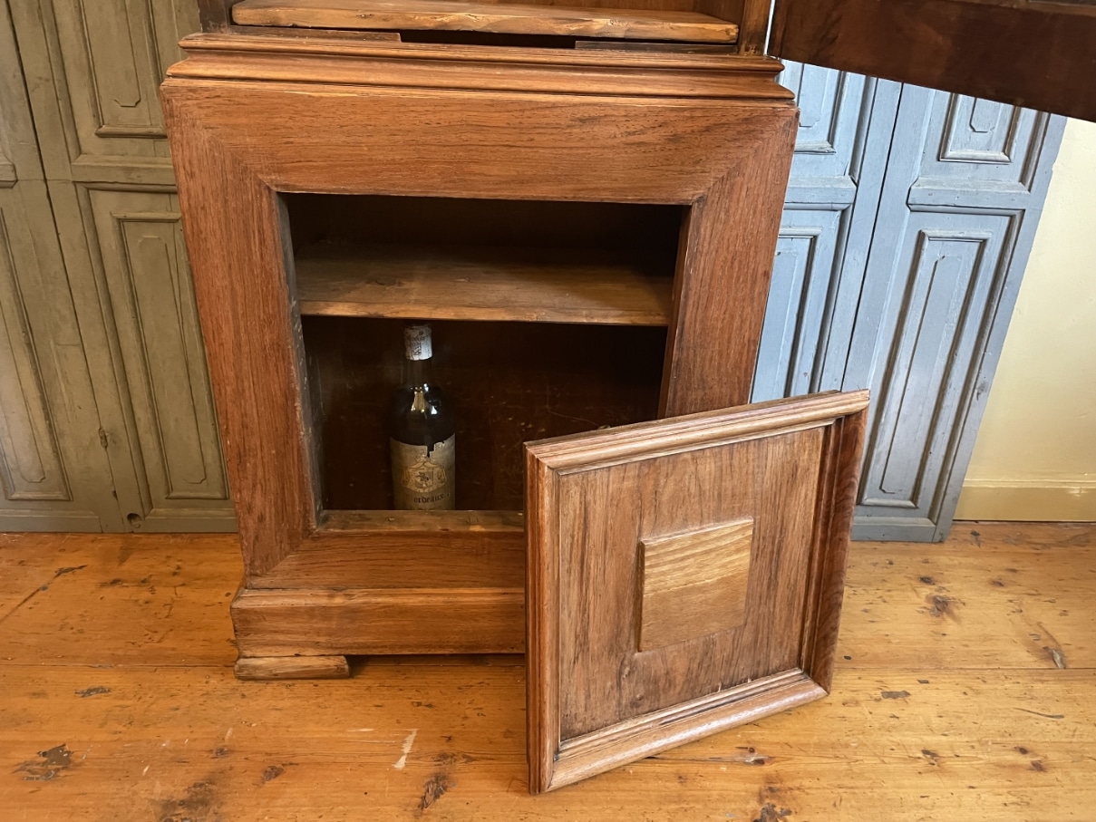 Drankenkast Vitrinekast Mahonie - Afbeelding 8