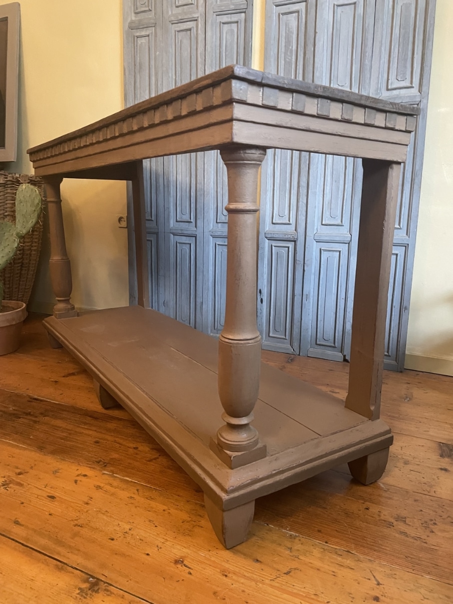 Side Table Wandtafel Muurtafel 19e eeuws - Afbeelding 11