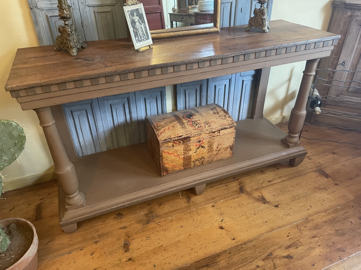 Side Table Wandtafel Muurtafel 19e eeuws - Afbeelding 19