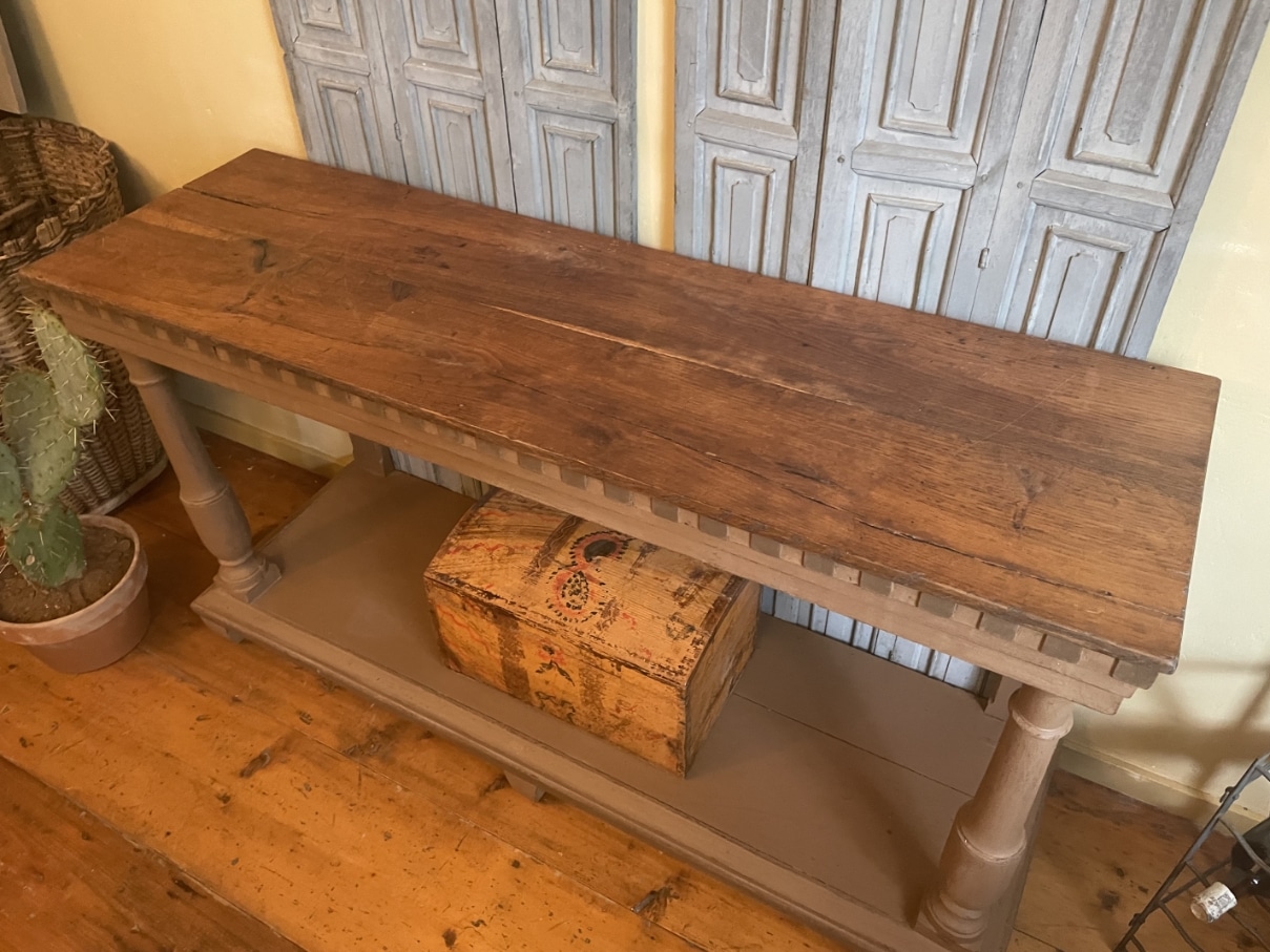 Side Table Wandtafel Muurtafel 19e eeuws - Afbeelding 3