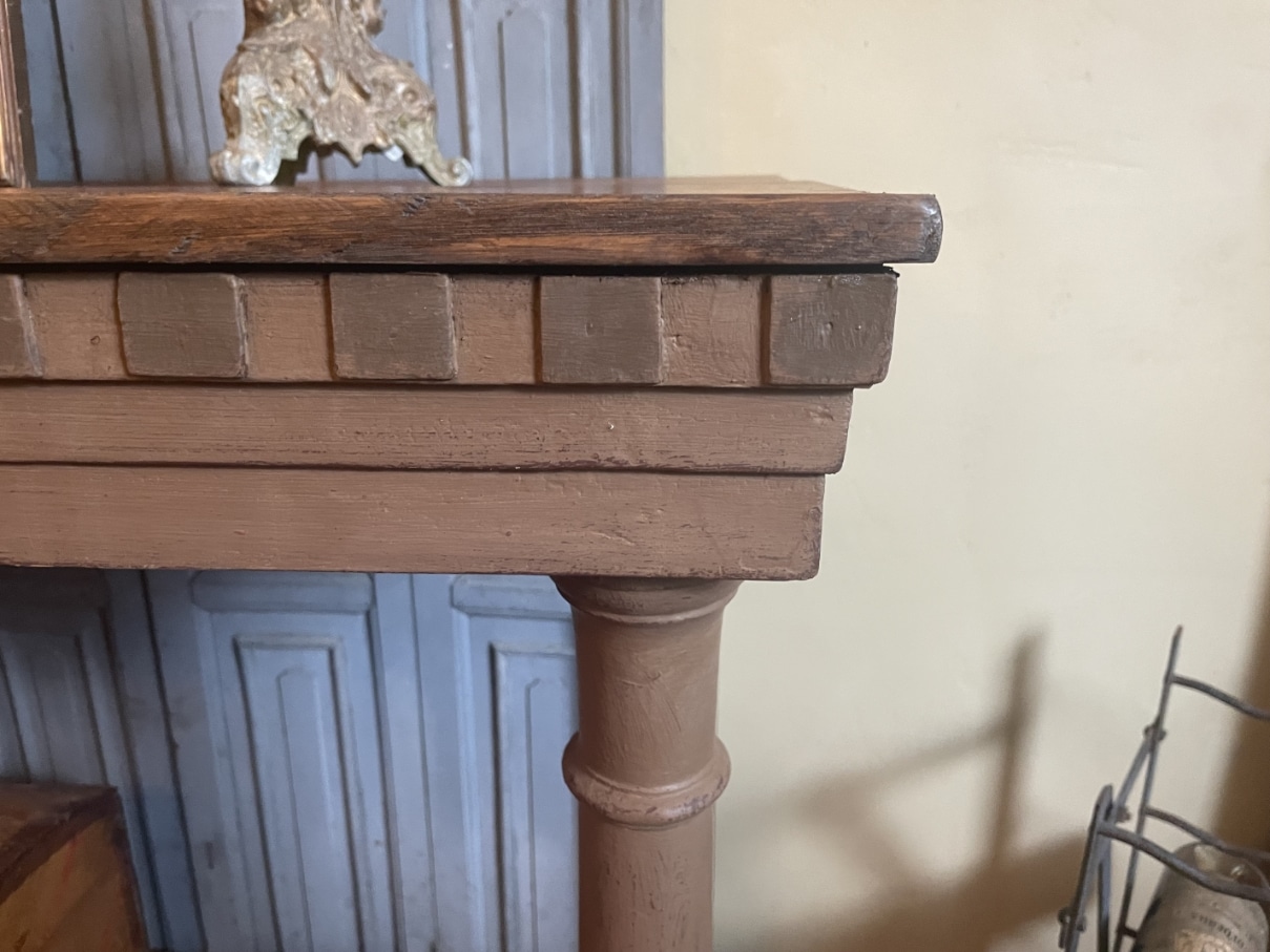 Side Table Wandtafel Muurtafel 19e eeuws - Afbeelding 9