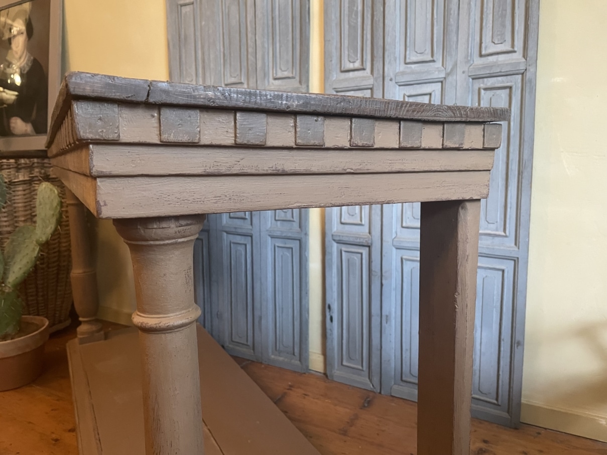 Side Table Wandtafel Muurtafel 19e eeuws - Afbeelding 10