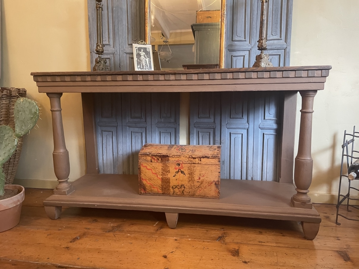 Side Table Wandtafel Muurtafel 19e eeuws