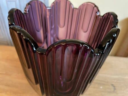 Vaas Paars Kleurig art deco 1930 - Afbeelding 6