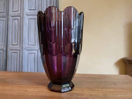 Vaas Paars Kleurig art deco 1930 - Afbeelding 9
