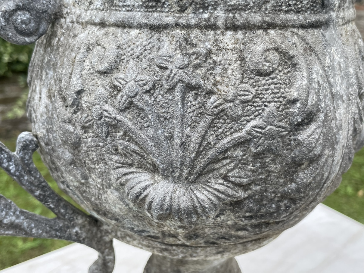 Tuinvazen 19e eeuws Aluminium - Afbeelding 5