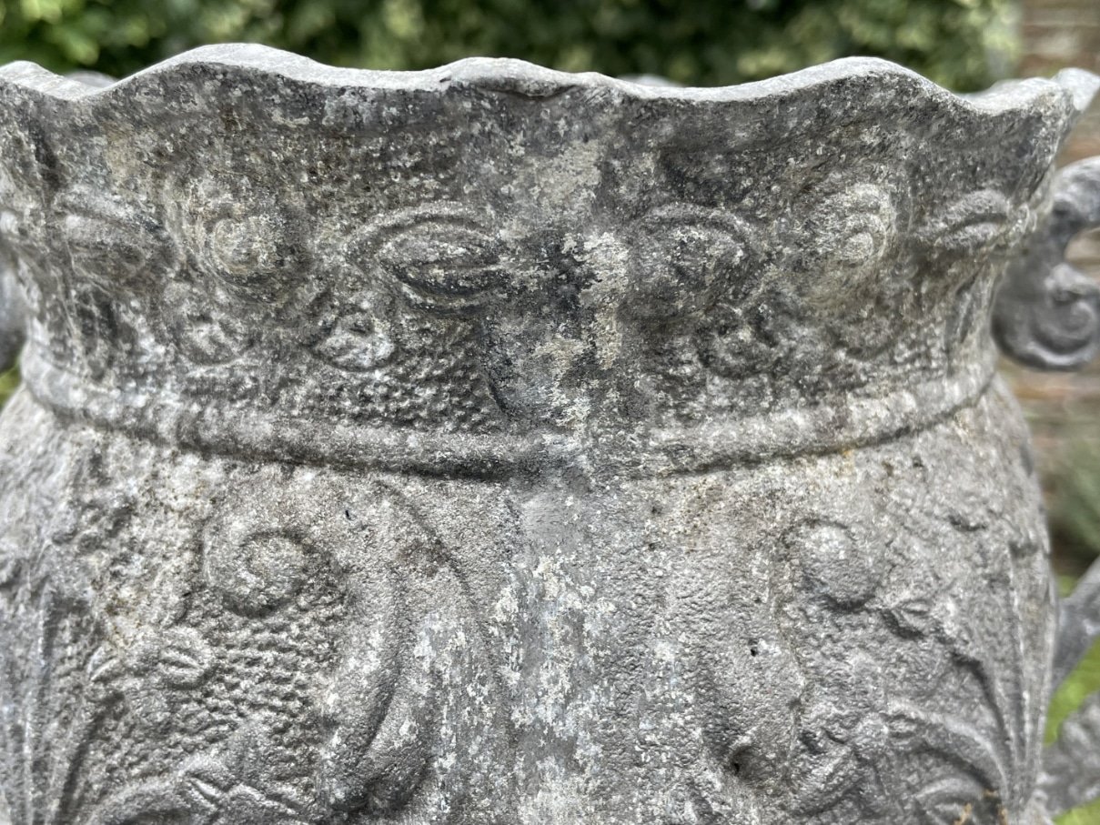 Tuinvazen 19e eeuws Aluminium - Afbeelding 6