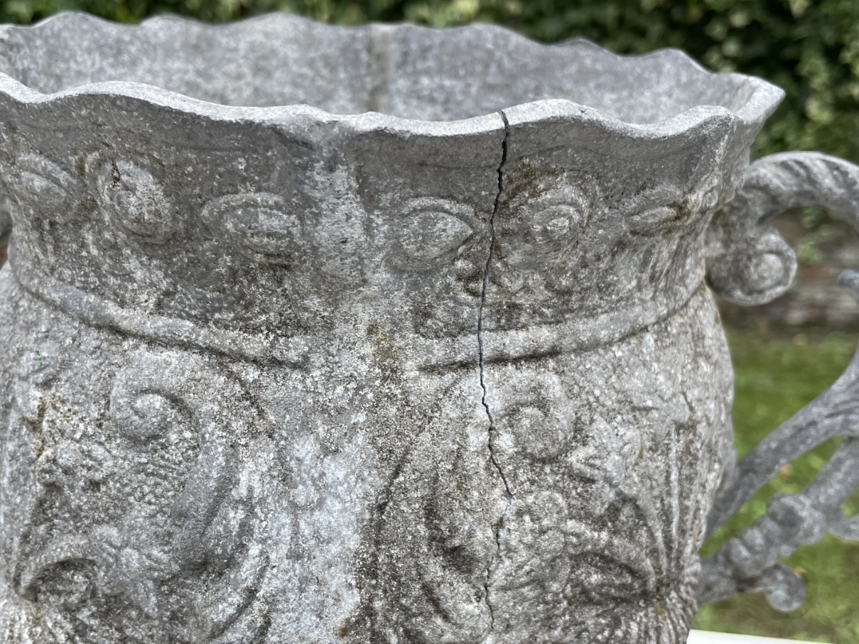 Tuinvazen 19e eeuws Aluminium - Afbeelding 10