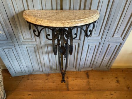 Side Table Muurtafel met Marmer - Afbeelding 2