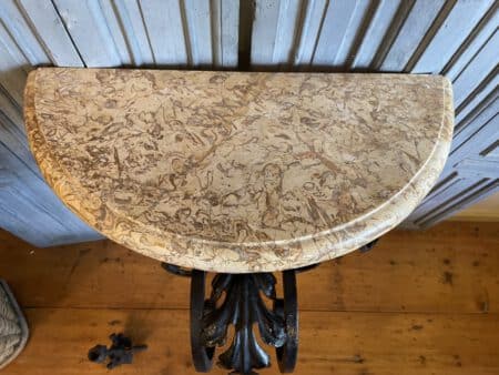 Side Table Muurtafel met Marmer - Afbeelding 12
