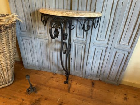 Side Table Muurtafel met Marmer - Afbeelding 13