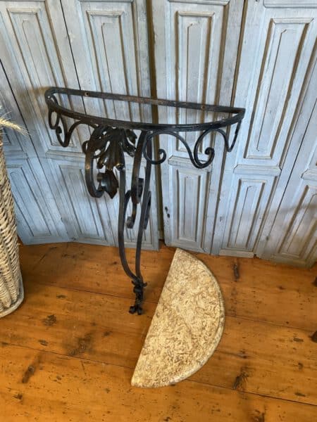 Side Table Muurtafel met Marmer - Afbeelding 14