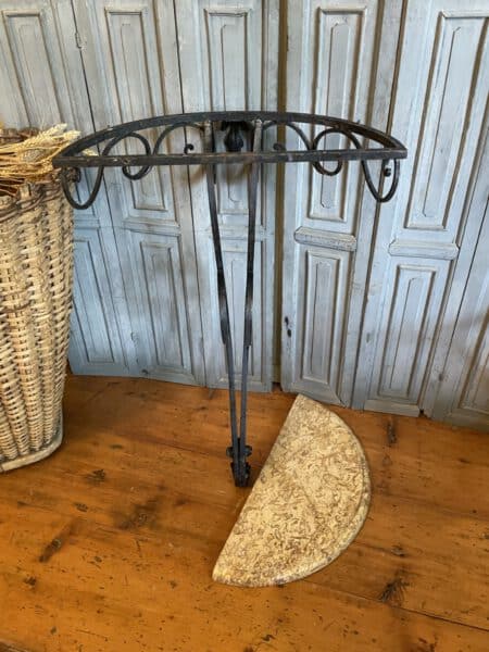 Side Table Muurtafel met Marmer - Afbeelding 15
