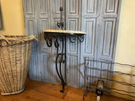 Side Table Muurtafel met Marmer - Afbeelding 16