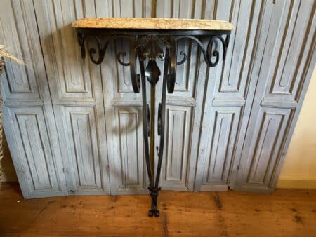 Side Table Muurtafel met Marmer - Afbeelding 3