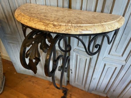 Side Table Muurtafel met Marmer - Afbeelding 4