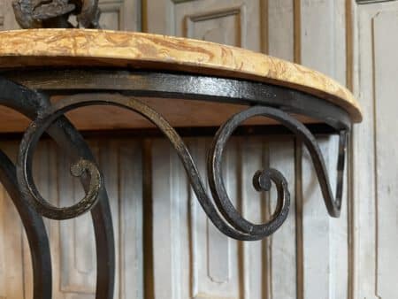 Side Table Muurtafel met Marmer - Afbeelding 8